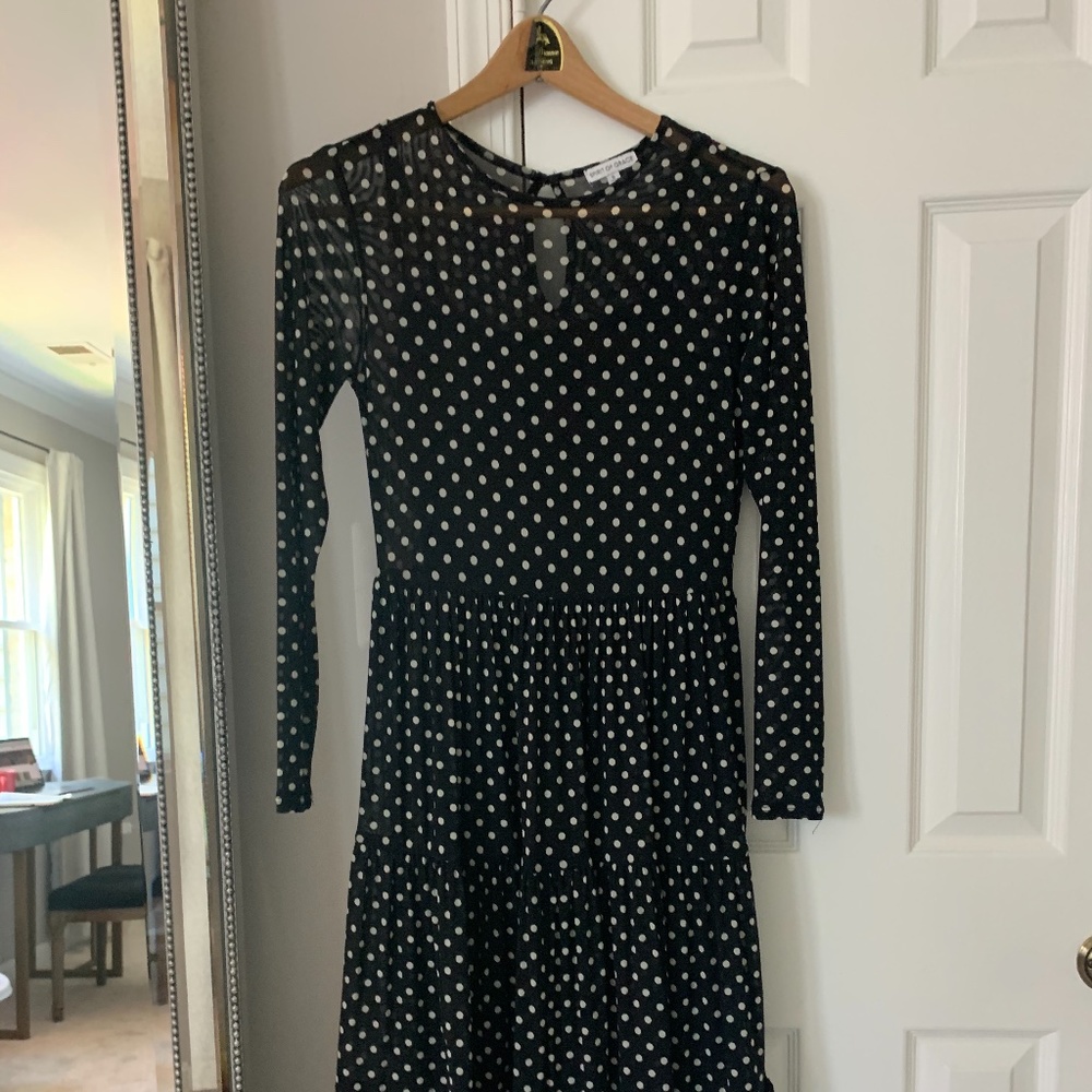 Mesh Midi Dress